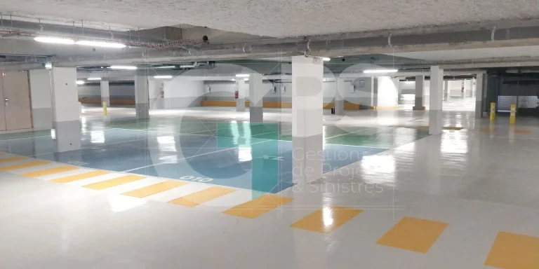 Expert Sinistre à CHAMPAGNE SUR SEINE (77430) - GPS Batiment - Parking souterrain - Mise en résine des sols