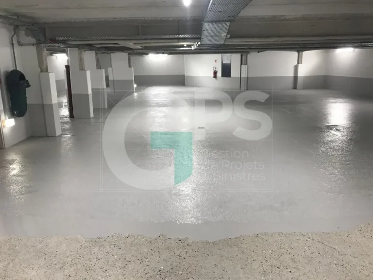 Expert Sinistre à CHAMPAGNE SUR SEINE (77430) - GPS Batiment - Parking souterrain - Mise en résine des sols