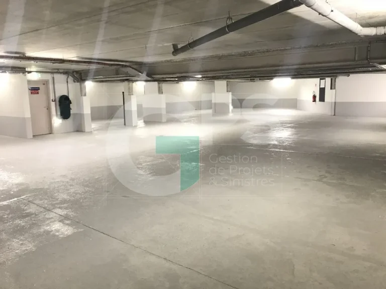 Expert Sinistre à CHAMPAGNE SUR SEINE (77430) - GPS Batiment - Parking souterrain - Mise en résine des sols